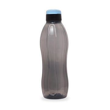 AirLock Aquasafe Fliptop Water Bottle for Gym Office School | BPA-Free Tritan Plastic Sports Sipper | Reusable Water Bottle for Kids and Adults | 750 ml | Blue Cap