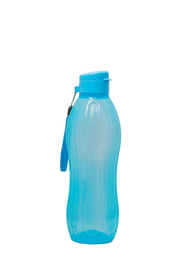 AirLock AquaSafe Flip-Top Water Bottle | Leak-Proof, BPA-Free Plastic Bottle with Strap | Reusable, Lightweight & Durable