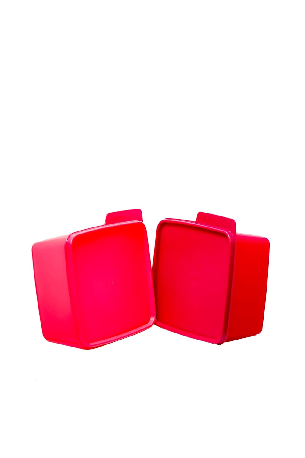 AirLock Keep Tab 1200 ml Plastic Utility Container | Airtight Storage Box, Pack of 2, Multicolor | BPA-Free, Stackable & Reusable