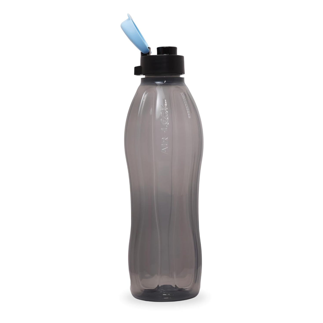 AirLock Aquasafe Fliptop Water Bottle for Gym Office School | BPA-Free Tritan Plastic Sports Sipper | Reusable Water Bottle for Kids and Adults | 750 ml | Blue Cap