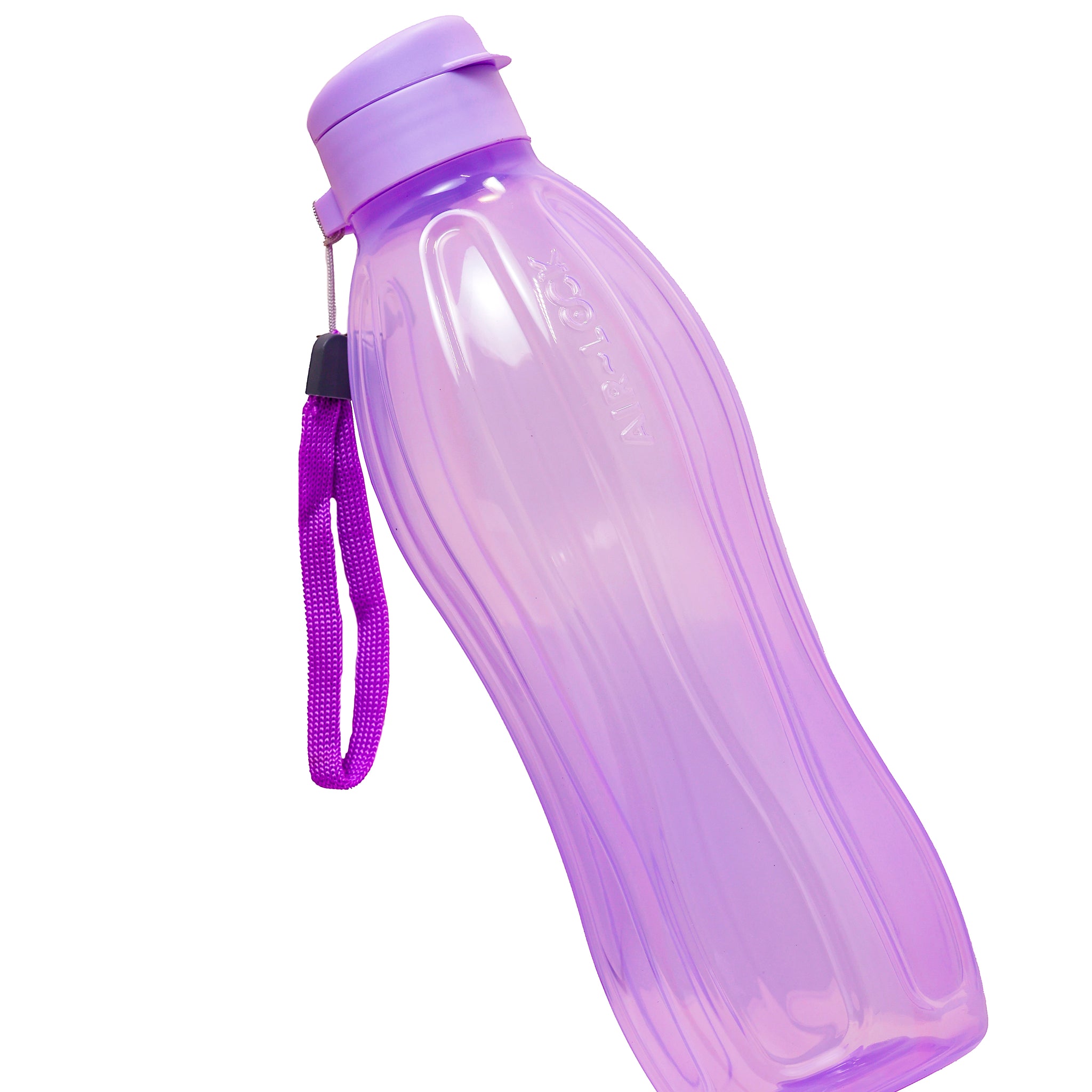 Aquasafe Fliptop Water Bottle - 1 Litre | Reusable Fridge Bottle, BPA Free and Leak Proof Bottles for Travel, Work, Set of 1, Purple