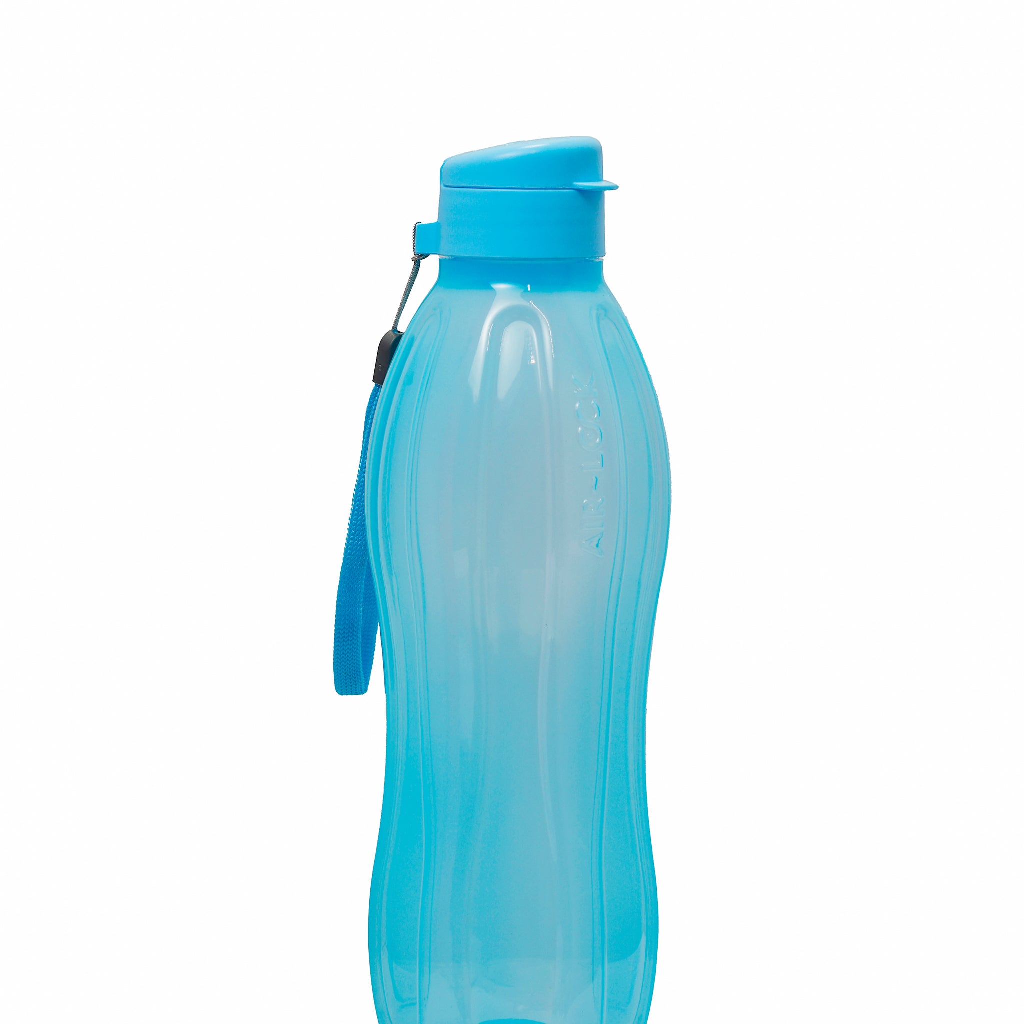 Aquasafe Fliptop Water Bottle - 1 Litre | Reusable Fridge Bottle, BPA Free and Leak Proof Bottles for Travel, Work,  Set of 1, Blue